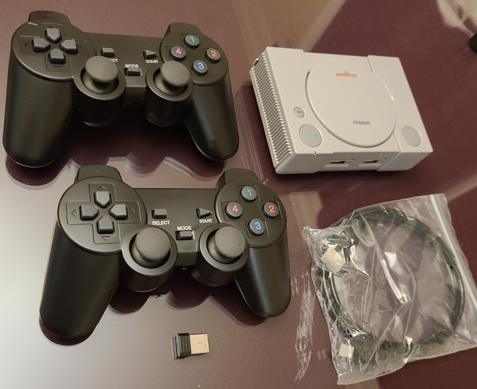Retro-Pi 15k Classic Games in PS1 mini case complete kit 45 consoles plug & play