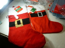 Two Christmas Stockings - Santa&#39;s Boot - $13.85