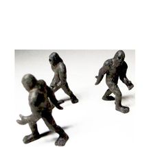 Dollhouse 3 Toy Bigfoot Figure Game Pcs 12050  Micro-mini Miniature - $4.50
