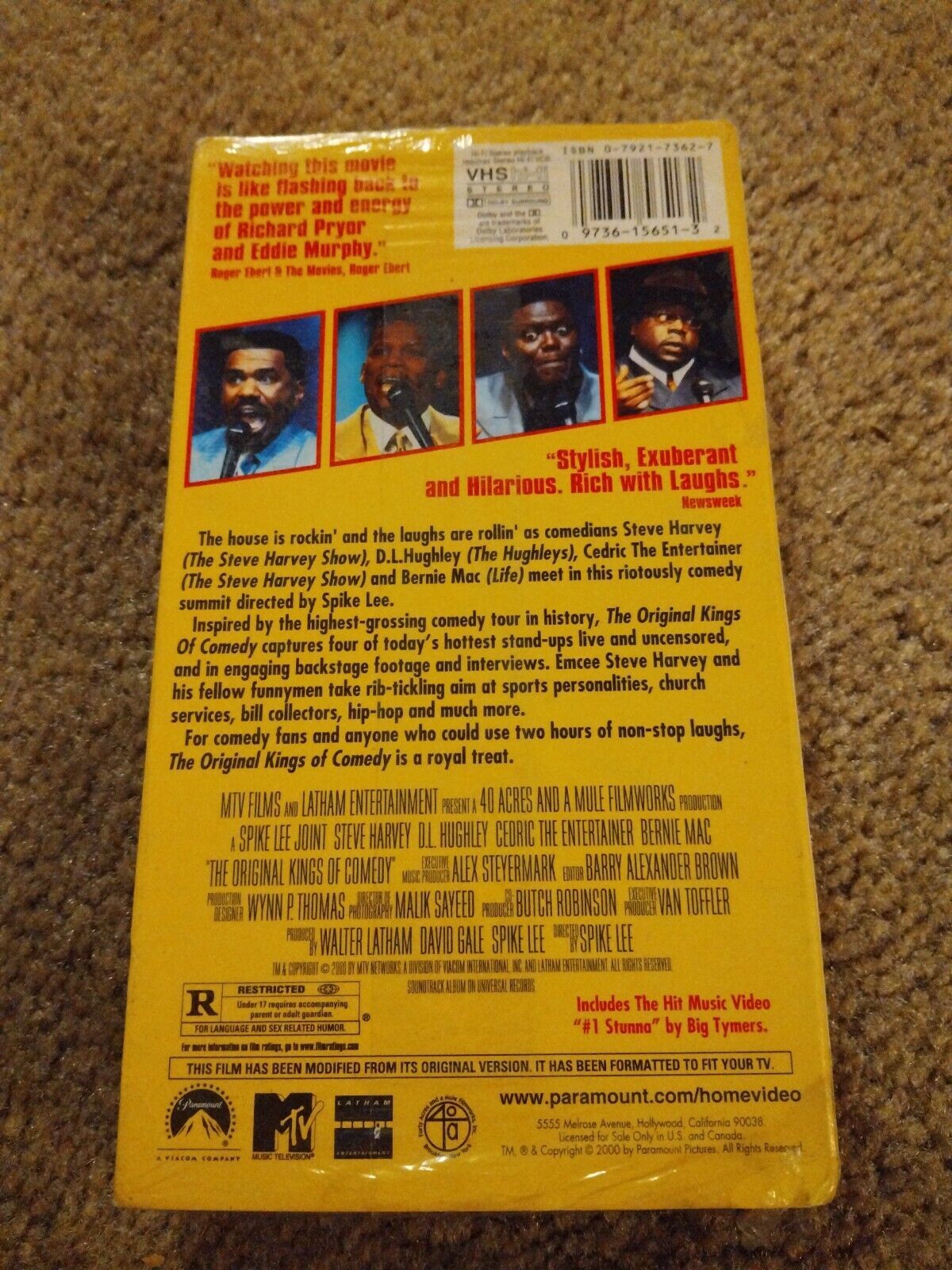 The Original Kings of Comedy~Steve Harvey, Bernie Mac, Cedric,with ...