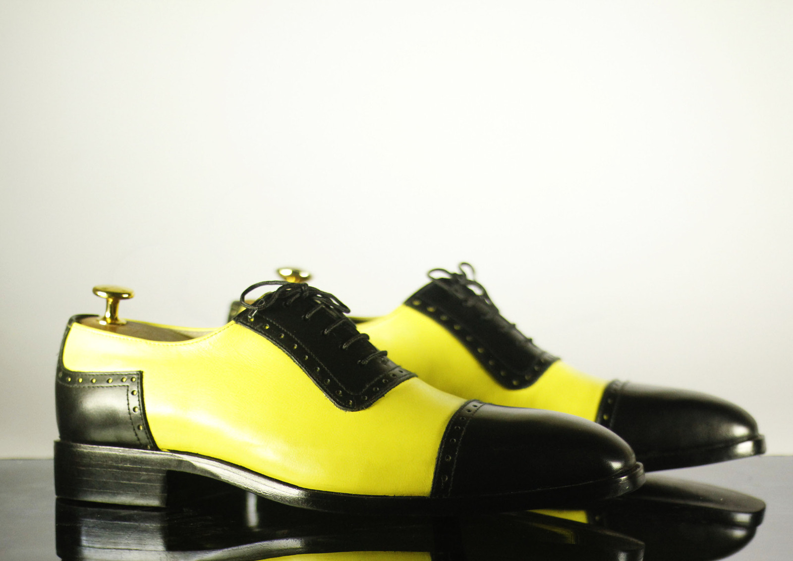 formal yellow shoes
