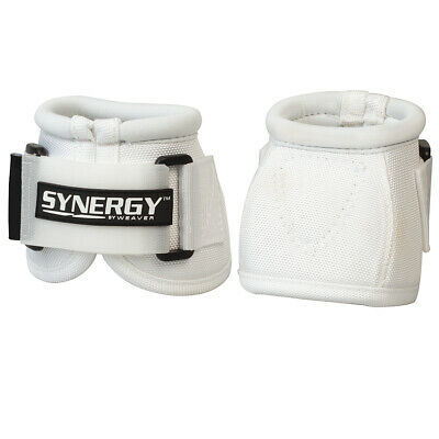 Weaver Horse Bell Boots Synergy Extended Life White U-6-10