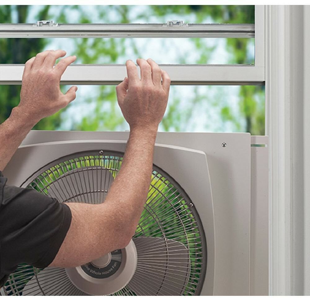 Lasko Window Fan 16 in. EZDial Ventilation WholeHouse 3Speed Quiet