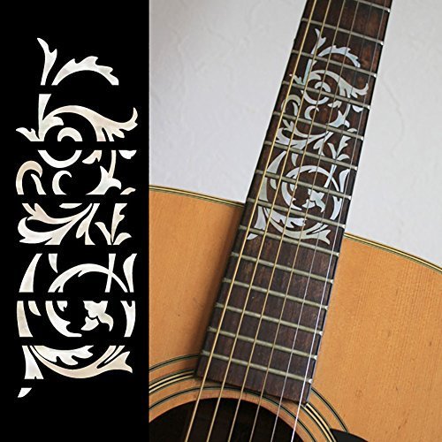 Fretboard Markers Inlay Sticker Decals For Guitar Ornamental Swirl Wp