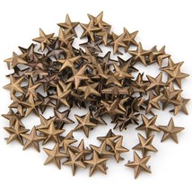 Thgs 100x bronze rivets applies 15mm star rivets bag shoes gloves thumb200
