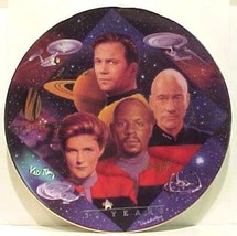 Star Trek 30 Years Captain's Tribute Ceramic Plate 1997 COA and BOX - $24.18
