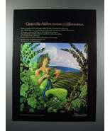 1977 Almaden Johannisberg Riesling Wine Ad - Mature - $14.99