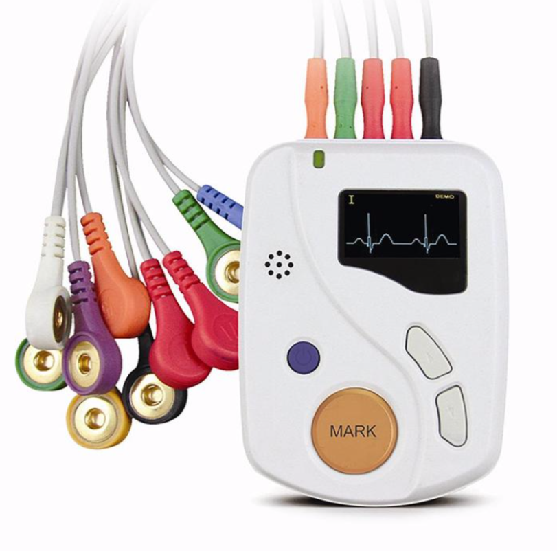 Portable 12 Lead ECG Holter Recorder ECG & EKG Systems