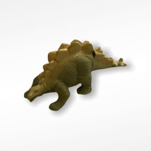 Vtg Definitely Dinosaur Stegosaurus Playskool green toy Dino 1987 80s Rubber 6” - $9.89