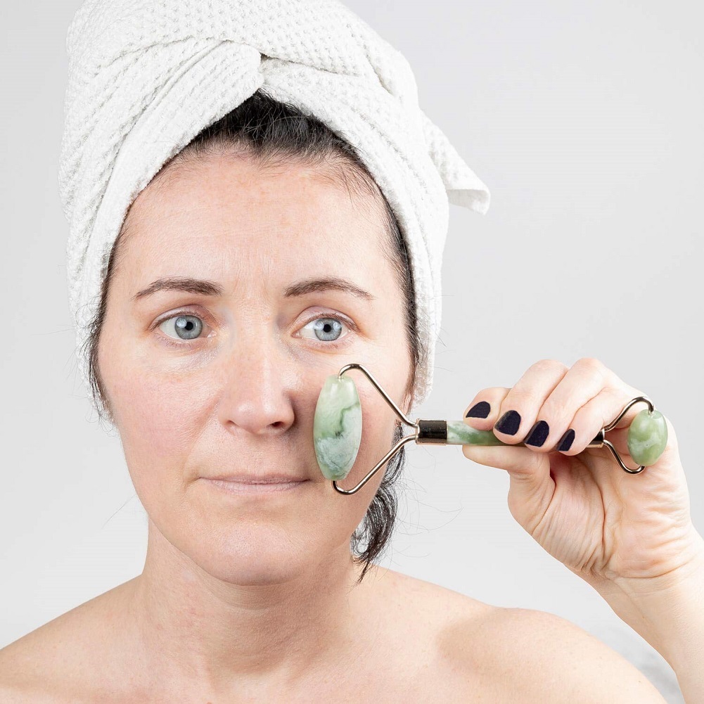 Sacred Weapon Jade Roller | Premium Face Roller Jade Massager | SPA Face Massage