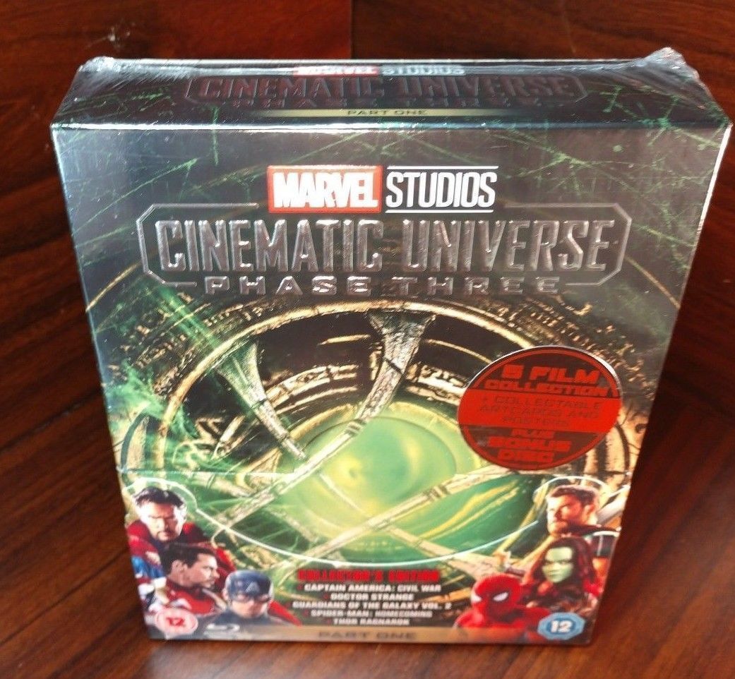 Marvel Cinematic Universe Phase 3 (Blu-ray)Collector's Edition-NEW-Free ...