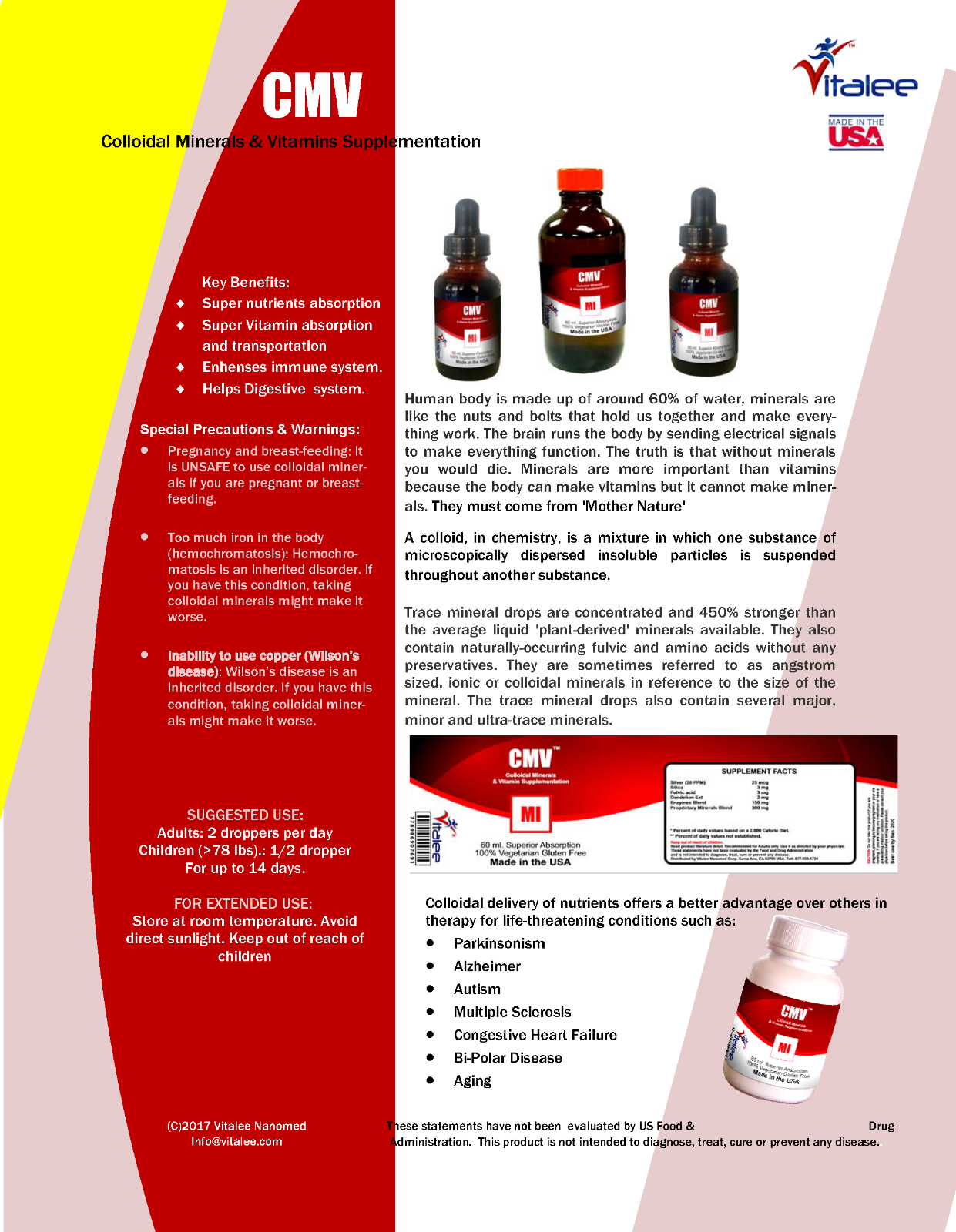 CMVMultipurpose colloidal ionic minerals/vitamins supplement (1