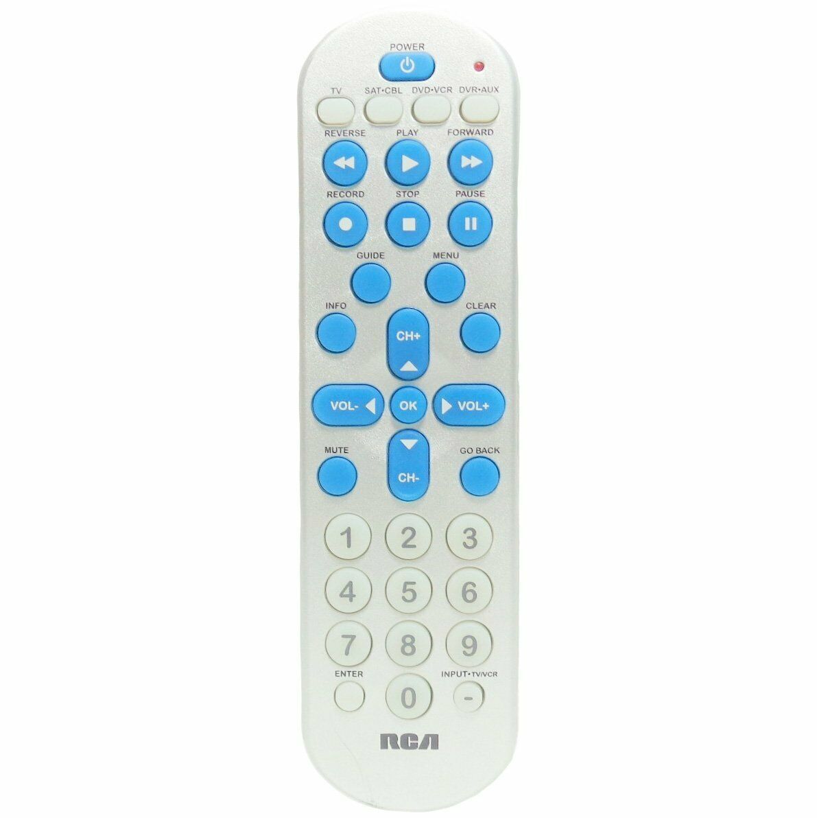 Primary image for RCA RCR4358 Big Button 4 Device Universal Remote - TV, SAT/CBL, DVD/VCR, DVR/AUX
