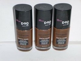 (3 pack) Covergirl Trublend Matte Made Liquid Foundation D90 Espresso  1 oz each - $9.99