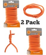 (2 Pack) Gear Snake Flex Wire Twist Tie, Orange, Cut To Length, 16’ Each... - $23.49