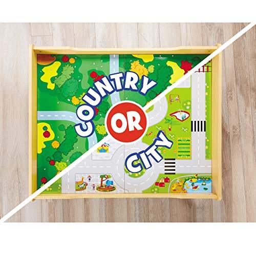 little tikes real wooden train table