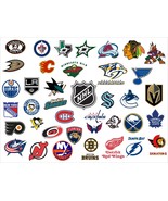 NHL Hockey Teams. Logos Bundle. Clipart Svg Files. ClipArt Cricut Cuttin... - $2.00
