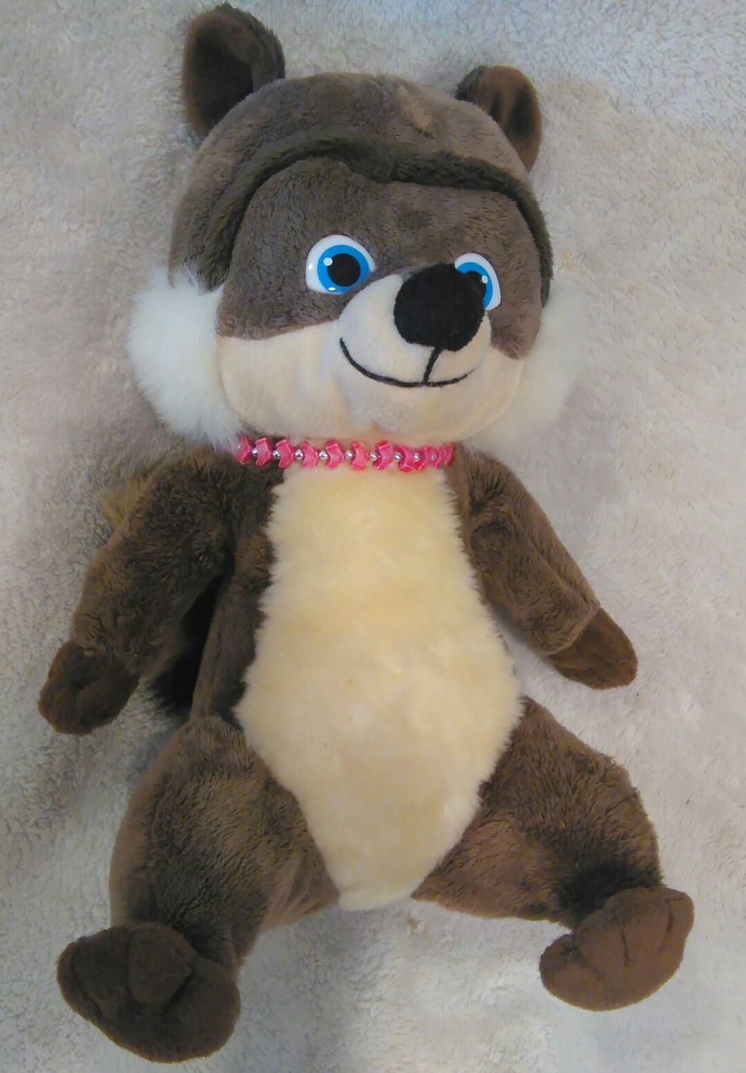 big racoon stuffed animal