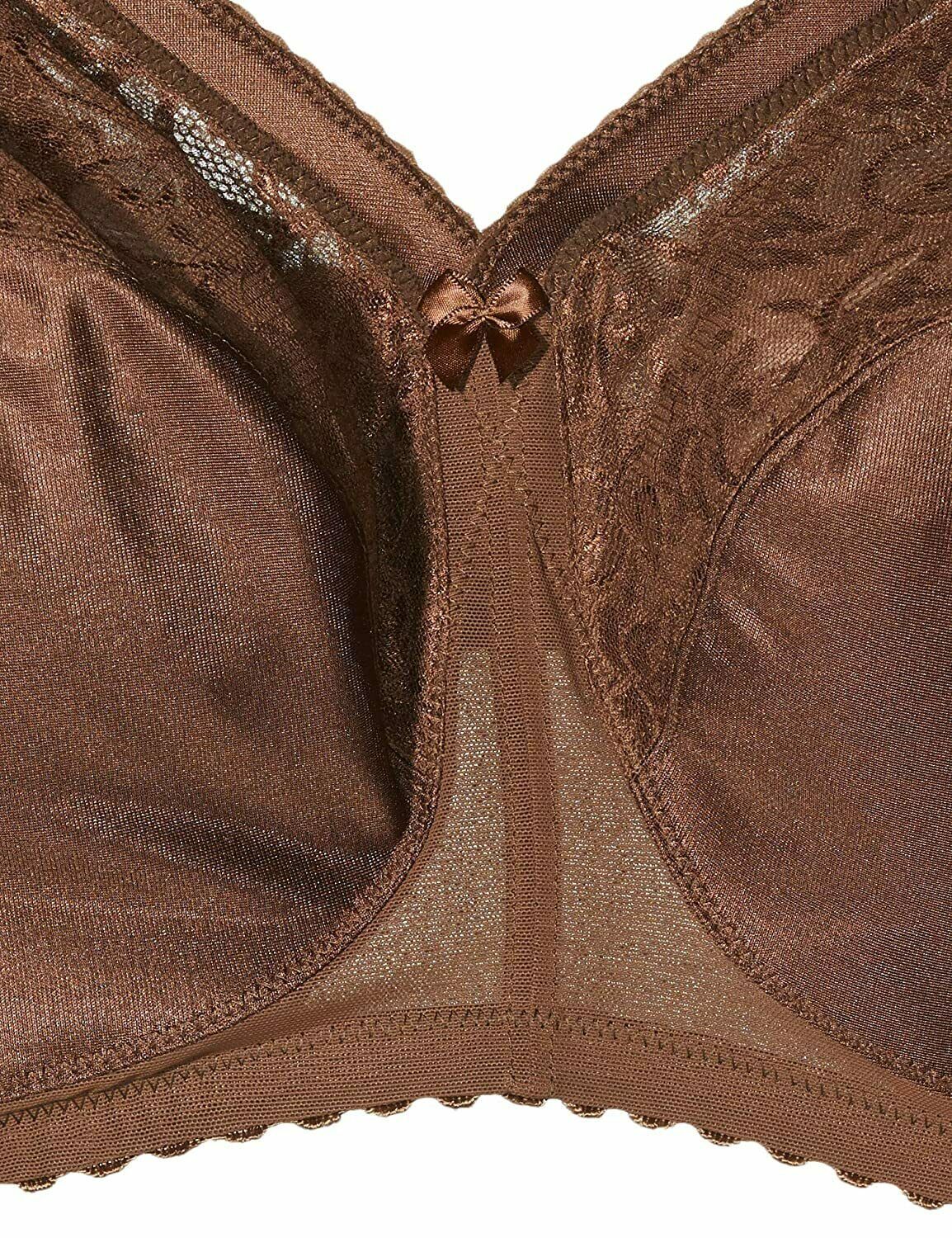 GLAMORISE Mocha Magic Lift Full Figure Wireless Bra, US 44H. UK 44FF