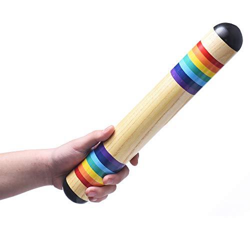 13.8 Inch Wooden Rainmaker Rain Stick Musical Instrument for Babies