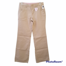 NEW Gap Kids Pants Girls 16R Adjustable Stain Resistant Uniform Khaki's - $19.99