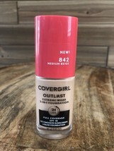 COVERGIRL OUTLAST EXTREME WEAR 3-IN-1 FOUNDATION 24H SPF 18 #842 Medium ... - $7.66
