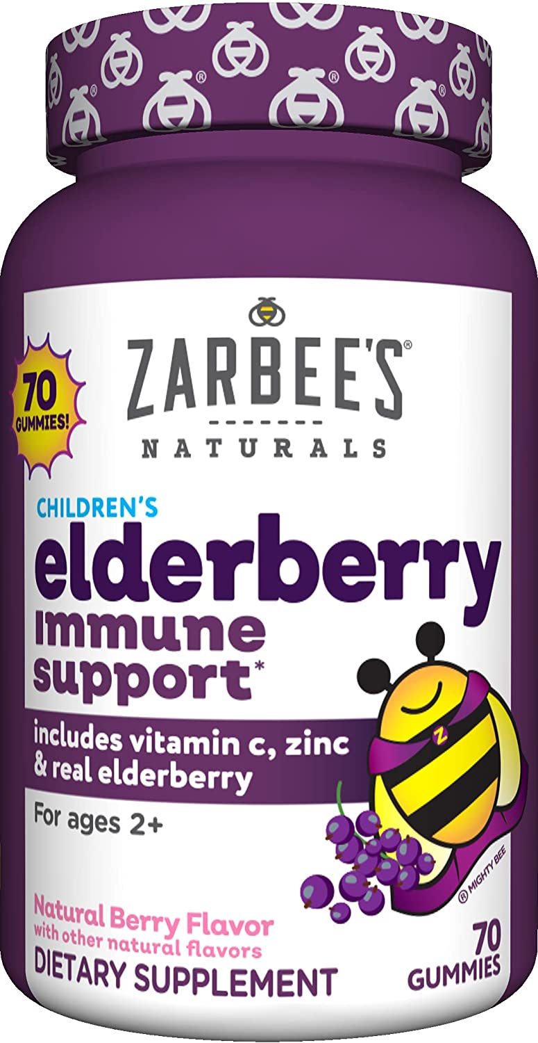 Zarbee's Naturals Children's Elderberry Immune Support Gummies with