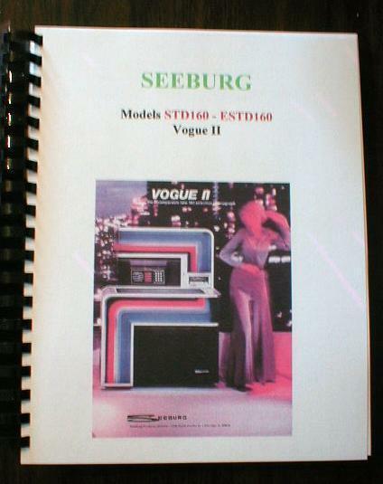 Seeburg Model STD160 ESTD160  Vouge II Jukebox Manual    20% less than eBay