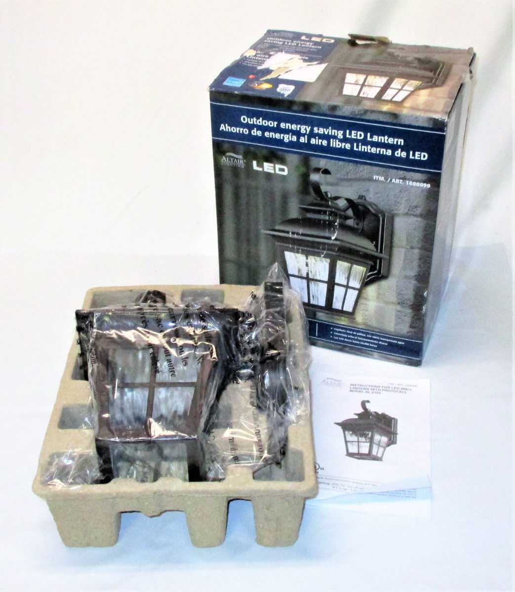 Altair Lighting LED Outdoor Energy Saving Lantern Model AL2165 50,000