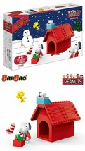 Peanuts - Snoopy & Woodstock Christmas Doghouse Building Set by Ban Bao - $48.46