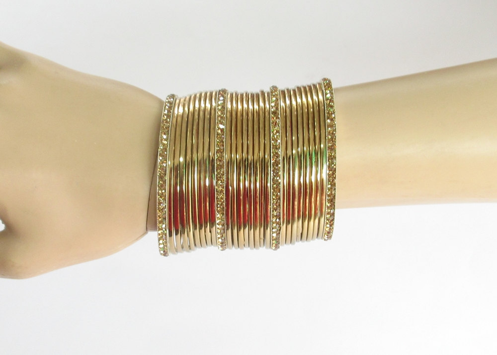 Gold metal bangles Clearance