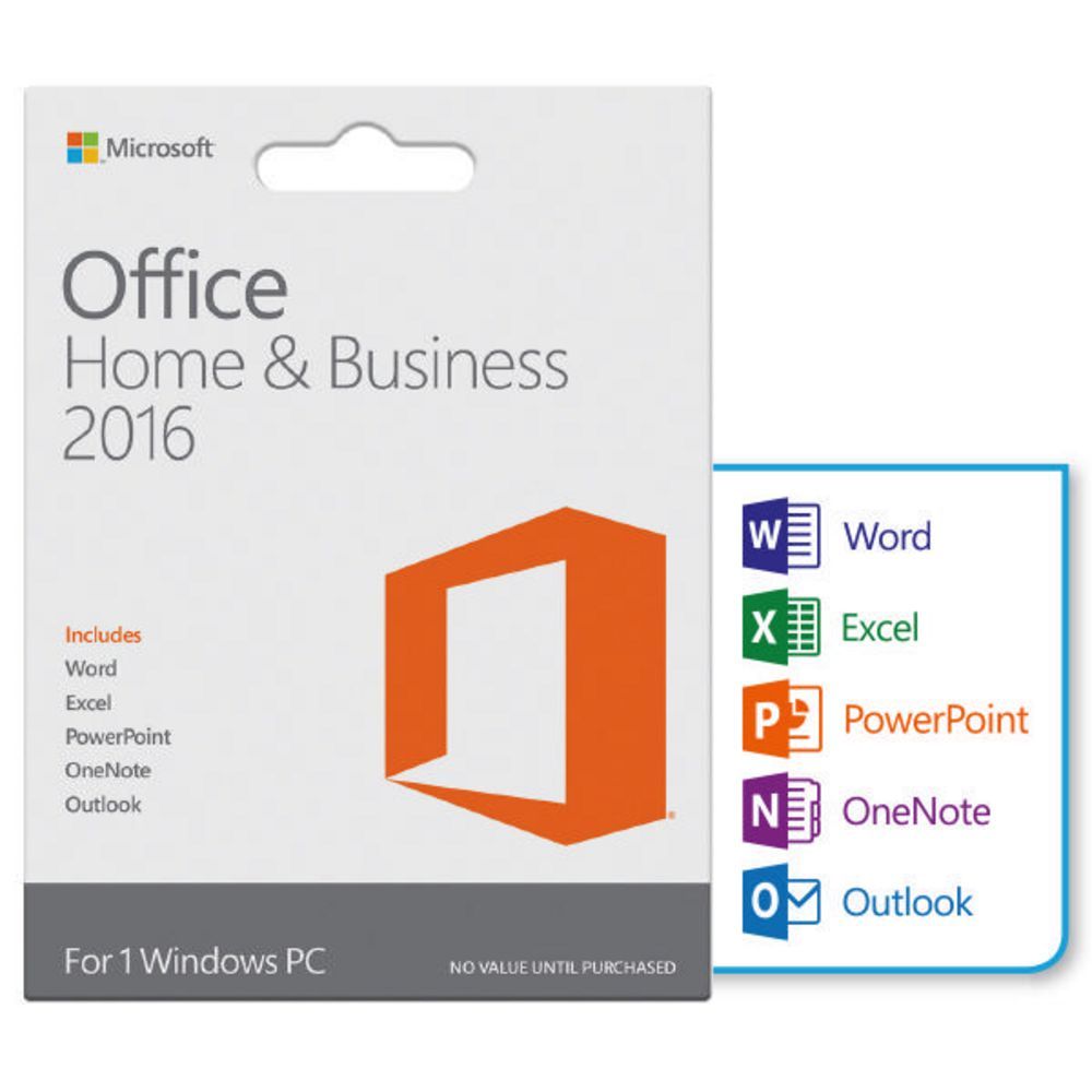 ms office home and business 2016