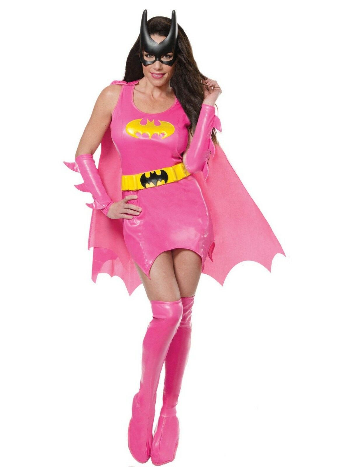 Batgirl Pink Womens Costume Batman Deluxe Complete Outfit Size Extra