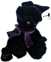 Boyds Bear Halloween Black Cat Witch Zelda WItchypuss Spider Hat Be Witcha Soon - $29.99