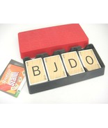Scrabble Slam Card Game in Plastic Storage Tray Container Hasbro 2008 - $9.40