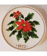 Poinsettia Crown Staffordshire First Edition Limited Collector Decorativ... - $17.47