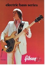 ORIGINAL Vintage 1975 Peter Cetera Chicago Gibson Electric Bass Series Catalog