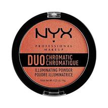 NYX PROFESSIONAL MAKEUP Duo Chromatic Illuminating Powder, Synthetica - $6.43