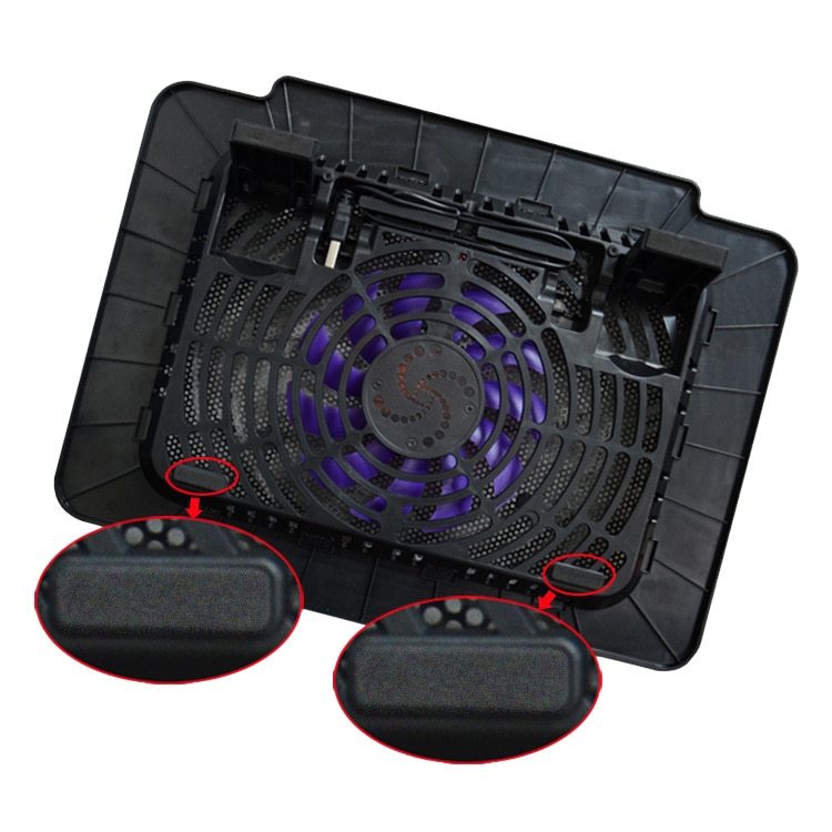 Big Fan Laptop Cooling Pad Cooler USB Radiator Fan Notepad Cooling Pad