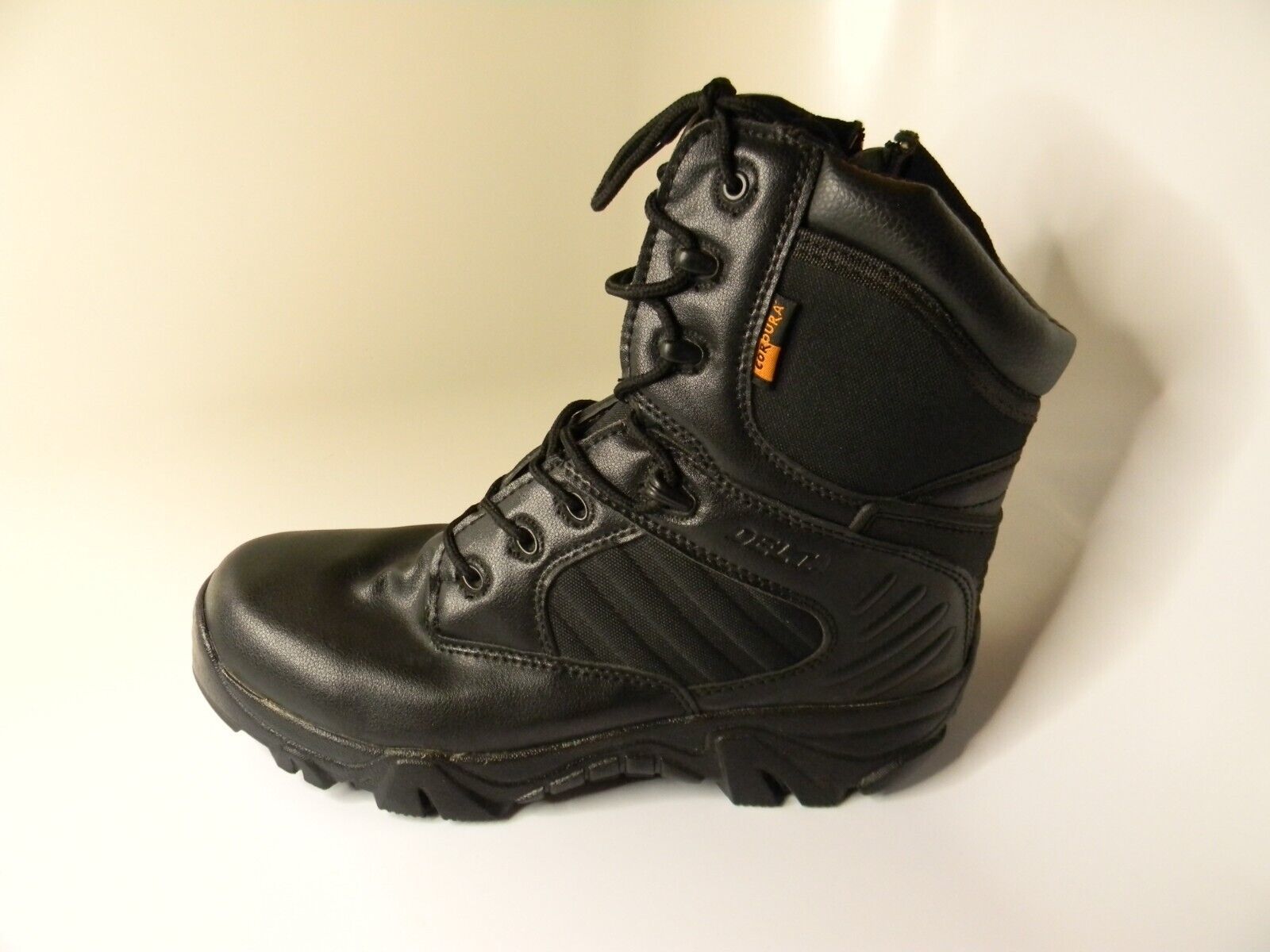 Mens Delta Cordura Black Tactical Boots 