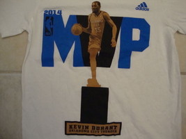 NBA Oklahoma City Thunder Kevin Durant 35 Basketball Fan 2014 adidas T Shirt S - $15.10