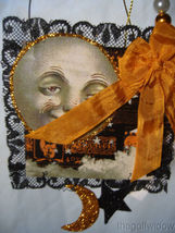 (2) Halloween Magic Moonlight Postcard Ornaments Bethany Lowe image 6