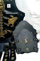 NauticalMart Medieval Roman Greek Leather Muscle Body Armor Leg & Arm Guard Set image 6