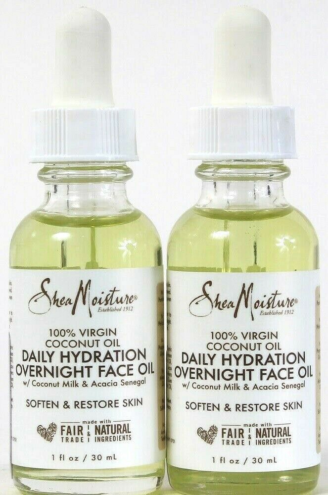 shea moisture daily hydration overnight face oil