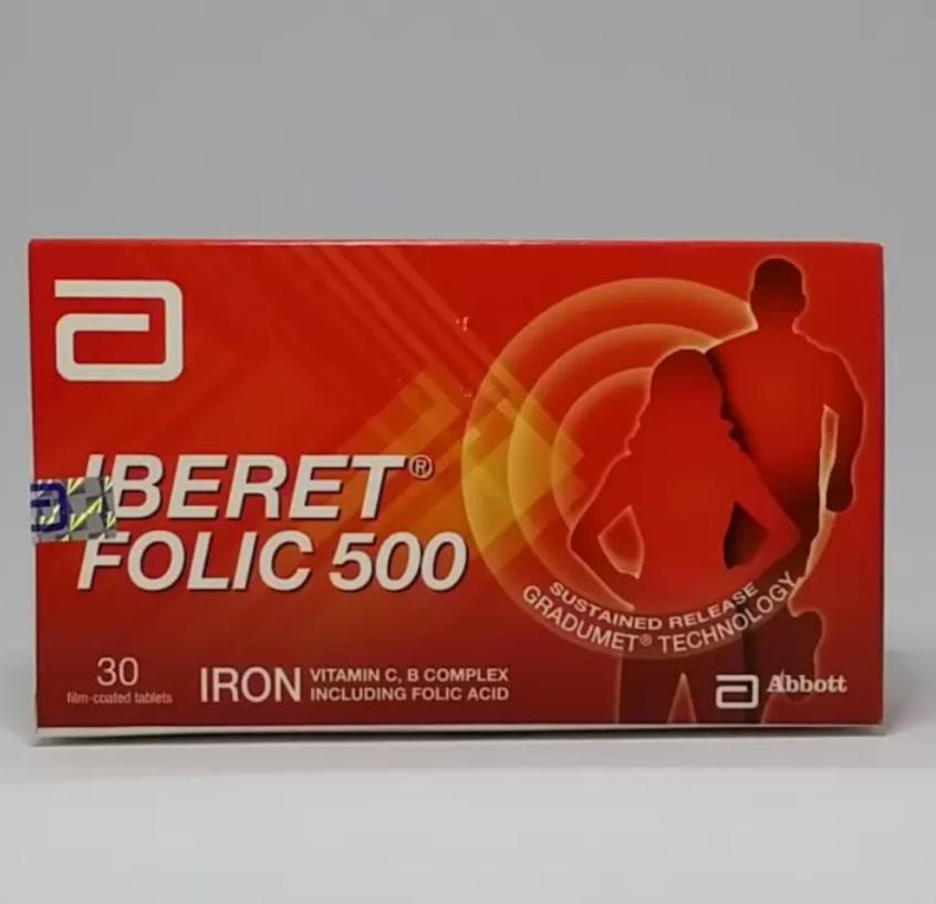 6 X 30 S Abbott Iberet Folic 500 Iron And 22 Similar Items
