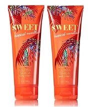 Bath & Body Works Sweet Tropical Vanilla Ultra Shea Body Cream 8 oz x2 - $59.99
