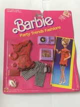 Barbie Party Trends Fashions No 715-2 On Card Vintage 1989 NRFP Outfit - $25.00