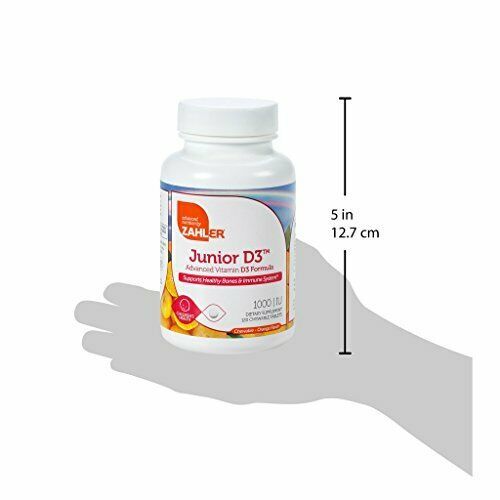 Junior Vitamin D for Kids, Optimal Vitamin D3 1000 IU for Children
