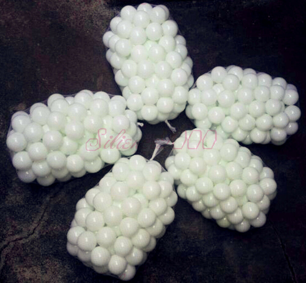 Dia. 5.5cm 200PCS  Soft Plastic Pit Balls Single Color White Balls CE