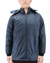 Boy's Water Resistant Fleece Lined Removable Hood Quilted Puffer Jacket
